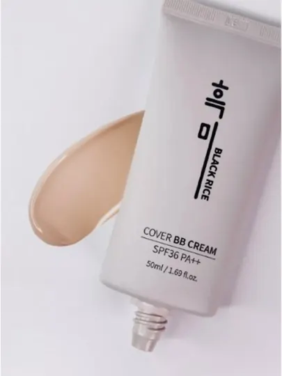 Тональный крем для макияжа Black rice BB cream, SPF36 PA++ Тон 13, 21, 23, 50 г