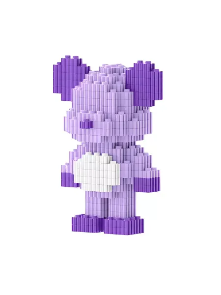 G/Toys 3D Конструктор Белый мишка BearBrick 593 детали