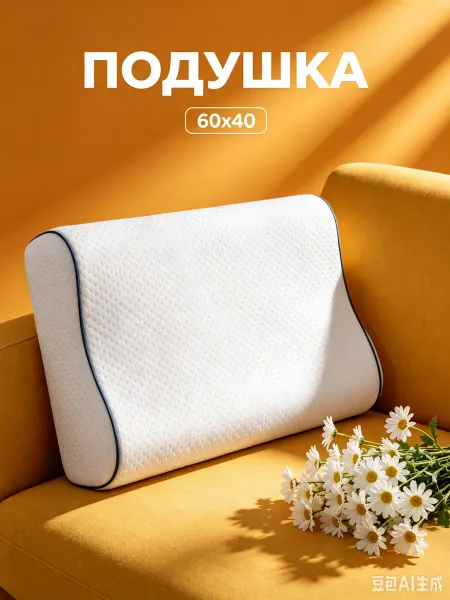 Blue Sleep Подушка ортопедическая с эффектом памяти 40х60