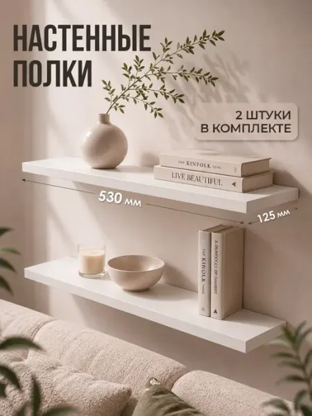 VELKER Home Полка настенная навесная парящая