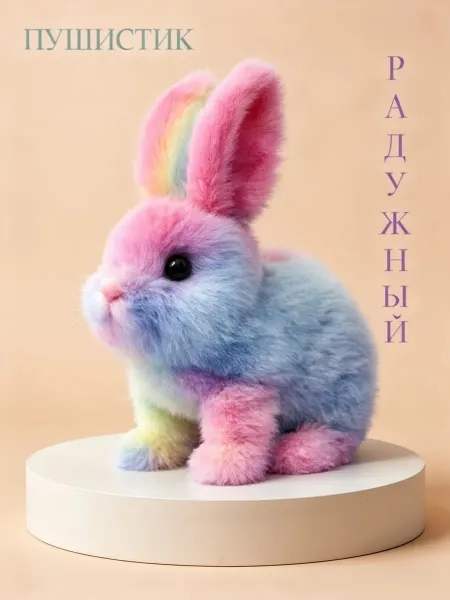 Intermall Игрушка зайчик плюшевый интерактивный