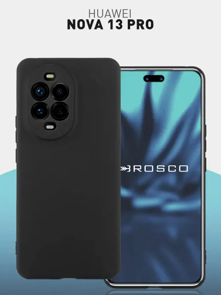 Rosco Тонкий чехол на Huawei Nova 13 Pro черный