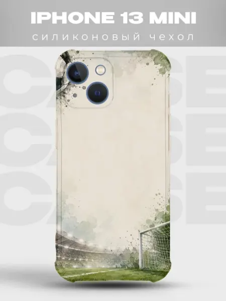 PRINTberries Чехол на iPhone 13 Mini Футбол спорт месси роналду клуб мяч