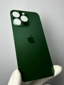 Оригинальная задняя крышка (стекло) IPhone 13 Pro - зеленый , с широким вырезом под камеру
