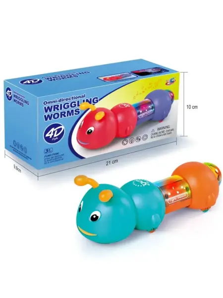 TOYDO Интерактивная музыкальная игрушка гусеница