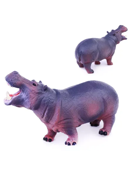 URAL TOYS Фигурка Бегемот гиппопотам Дикая Африка мини игрушка