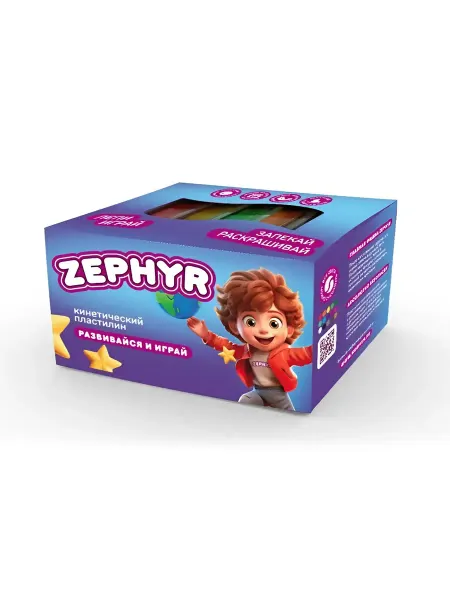 Zephyr Кинетический пластилин набор для лепки
