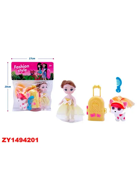 Китайская игрушка1 Кукла-малышка ZY1494201 в пакете