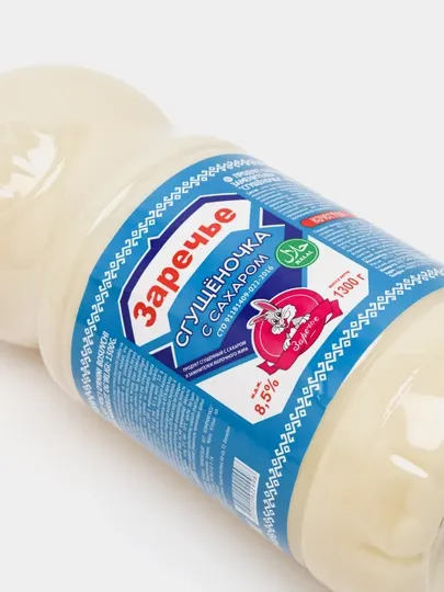 Сгущенное молоко. Заречье, с сахаром, 8,5% жира, 1300 г
