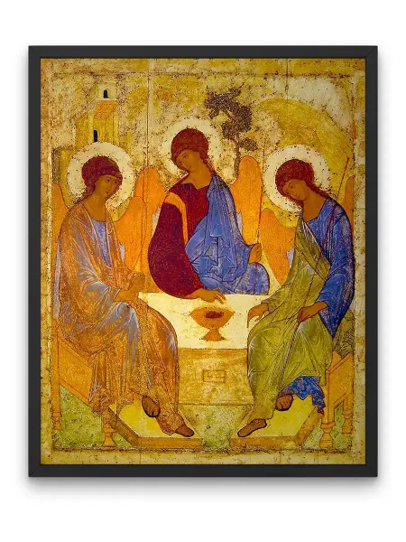 О! Мой Постер Плакат, Икона Андрей Рублёв 1360-е - 1430 Троица