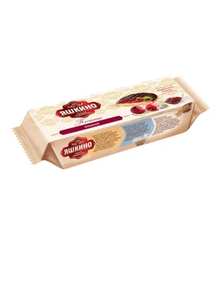 Печенье Яшкино сдобное вишня, 137 г
