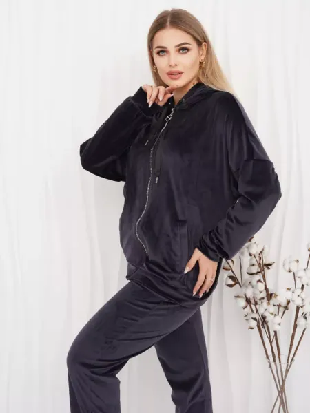 AVytt fo Women Велюровый спортивный костюм большого размера