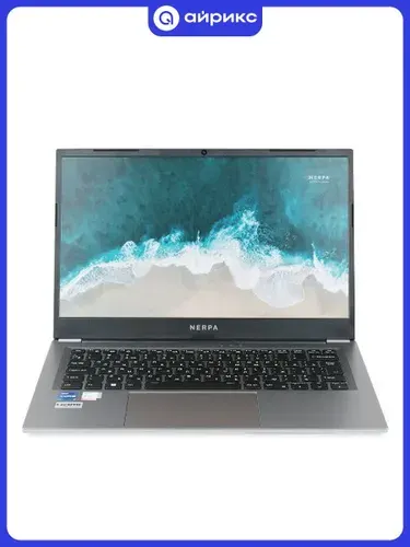NERPA CASPICA I752-14 без ПО Ноутбук 14", Intel Core i7-1255U, RAM 16 ГБ, SSD 512 ГБ, Intel Iris Xe Graphics, Windows Pro, (I752-14CF165202G), серый, Русская раскладка