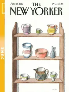 Постермания Постер "The New Yorker Лето Июнь 14 1982", 30х20 см