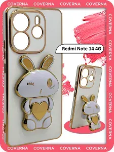 Чехол подставка с объемной фигуркой попсокет на Xiaomi Redmi Note 14 4G, для Редми Нот 14 4G