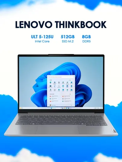 Ноутбук Lenovo ThinkBook 14 G6 IRL Core Ultra 5-125U Arctic Grey 14" (С сумкой)