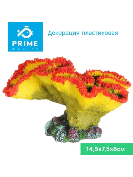 Prime Zoo Декорация для аквариума Эуфилия радужная 14,5х7,5х8см