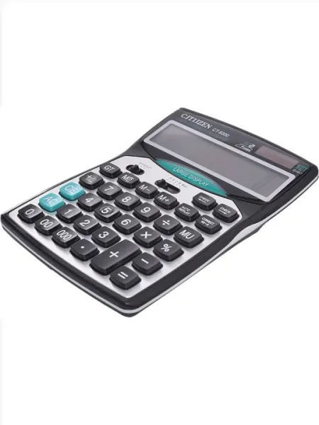 Калькулятор Alingar 14 разрядов, двойное питание, CT-9300G, батарейка в комплекте