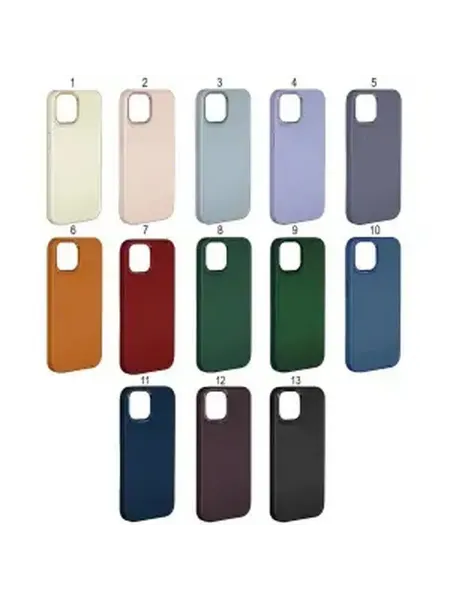 Стильный матовый чехол с яркой рамкой для iPhone 14
