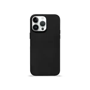 Чехол кожаный MAG NOBLE c поддержкой беспроводной зарядки iPhone 14 Pro, черный