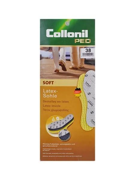 Collonil Стельки Soft мягкие из латекса с хлопковым покрытием, р 38