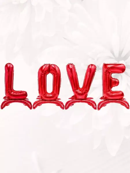 Falali Набор шаров-букв LOVE на подставке 81 см