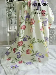 Покрывало на кровать 140х190, Cherir, Махра, плед