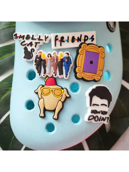 Fun_Jibz Джибитс сериал Друзья на Crocs для взрослых