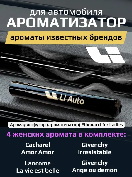 Fibonacci Lixiang ароматизатор автомобильный парфюм