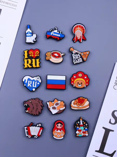 Jibzcharms Jibbitz набор, джибитсы для обуви крокс и сабо Россия