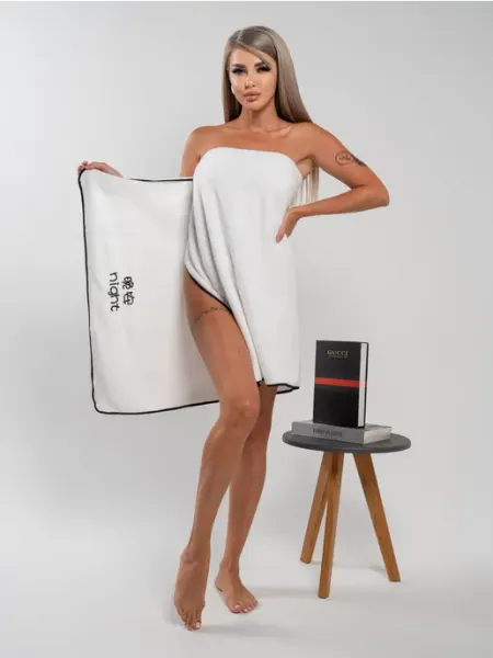 Bibi-tex Полотенце банное из микрофибры большое 140х70 с петелькой