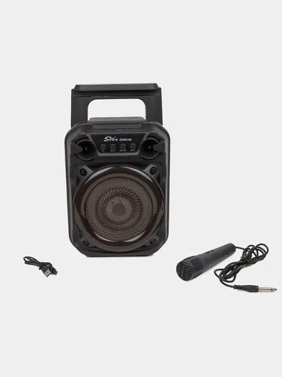 Караоке-колонка Bluetooth ZQS 6166, 14100 + микрофон