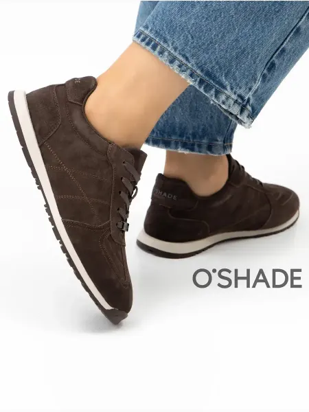 O`SHADE Кроссовки коричневые женские замшевые осенние