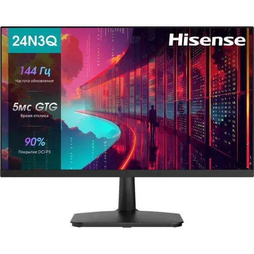 Hisense 23.8" Монитор 24N3Q (144Гц 1920x1080 IPS D-sub HDMI) (34G6K-PRO), IPS, 1920x1080 Full HD, 144 Гц, черный