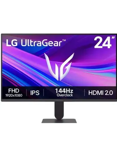 LG 23.8" Монитор UltraGear 24G411A-B (24G411A-B.ARUZ), IPS, 1920x1080, 144 Гц, черный