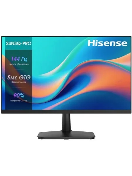 Hisense 24" Монитор 24N3Q-PRO (24N3Q-PRO), IPS, 1920x1080 Full HD, 144 Гц, черный