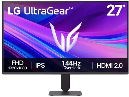 LG 27" Монитор, IPS, 1920x1080 Full HD, 144 Гц, черный