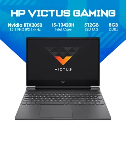 Ноутбук HP Victus 15-fa2013dx i5-13420H RTX3050 144Hz 15.6"