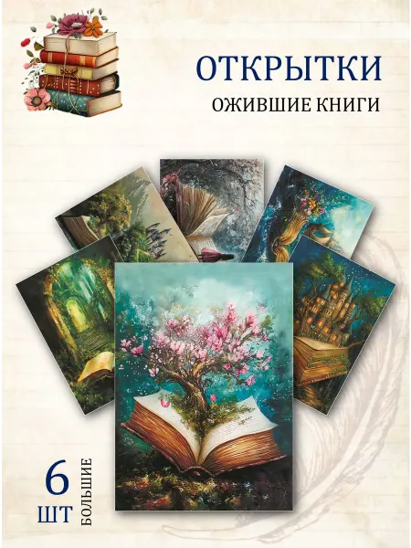 Обнимай словами А6 Открытки волшебные книги