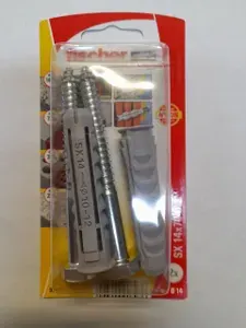 Распорный дюбель Fischer SX 14х70 с шурупом (2 шт.)