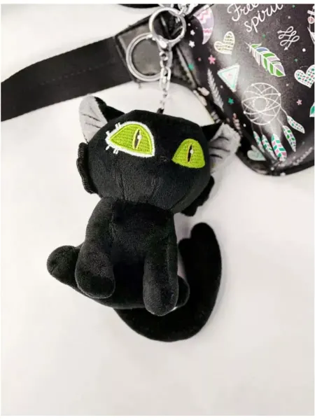 Фариха Брелок мягкая игрушка кошка аниме 15 см