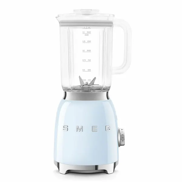 Стационарный блендер Smeg BLF03PBEU, пастельно-голубой