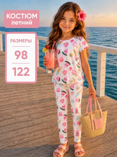 Bonito kids Костюм футболка с лосинами