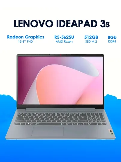 Ноутбук Lenovo IdeaPad Slim 3 15ABR8 Ryzen 5 5625U 8GB 512GB 15.6 FHD