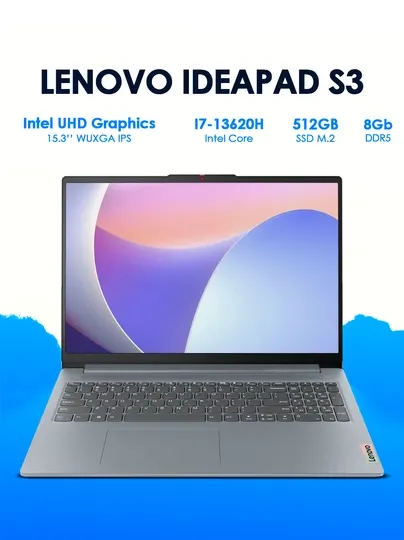 Ноутбук Lenovo IdeaPad Slim 3 15IRH10 i7-13620H 8GB 512GB 15.3 WUXGA IPS