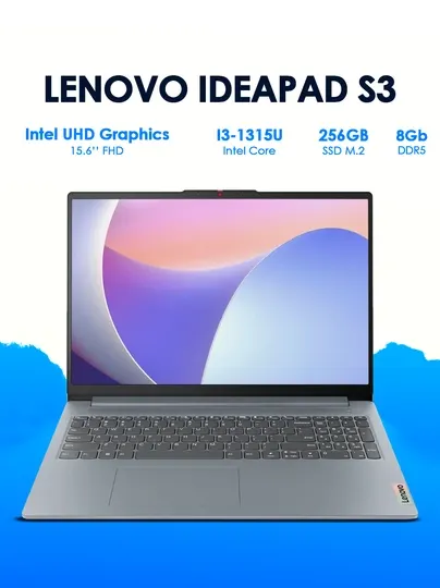 Ноутбук Lenovo IdeaPad Slim 3 15IRU8 i3-1315U 8GB 256GB 15.6 FHD