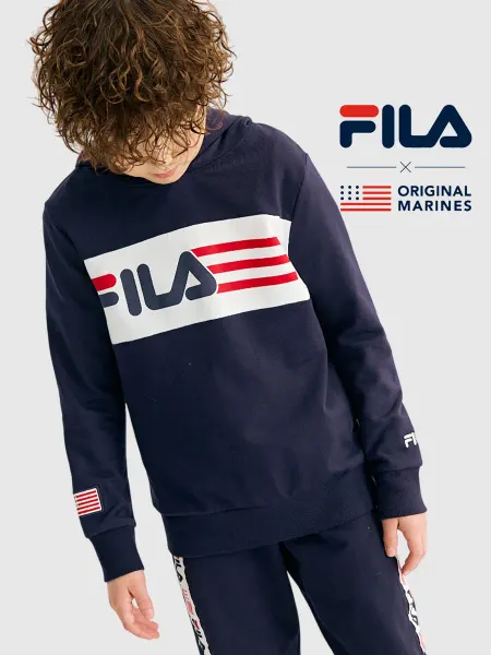 ORIGINAL MARINES Худи с капюшоном спортивное FILA