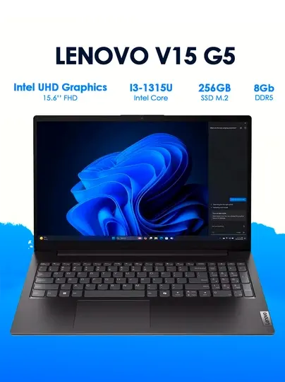 Ноутбук Lenovo V15 G5 — i3‑1315U | 8GB | 256GB SSD | 15,6″ FHD