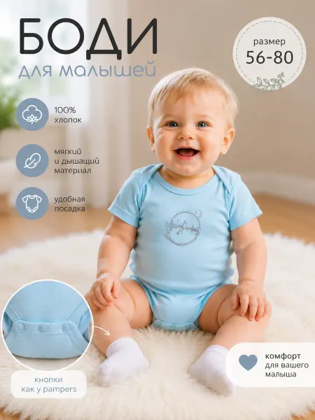 BabyDreams Боди песочник для новорожденных
