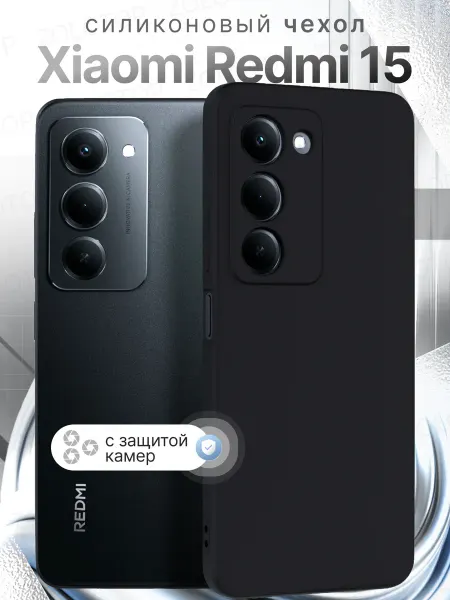 ZOLOTOP CASE Чехол на Xiaomi Redmi 15 4G с защитой камеры Редми 15 4Г
